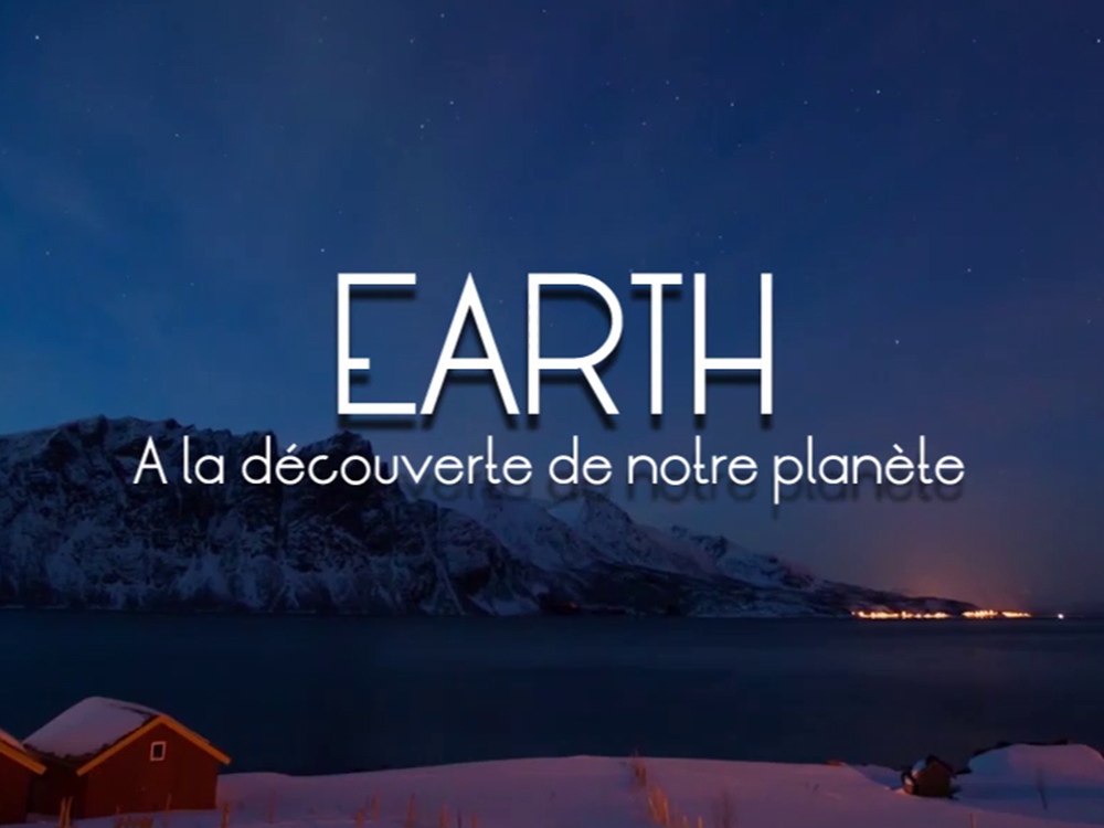 Générique pour l'émission fictive Earth (Arte)