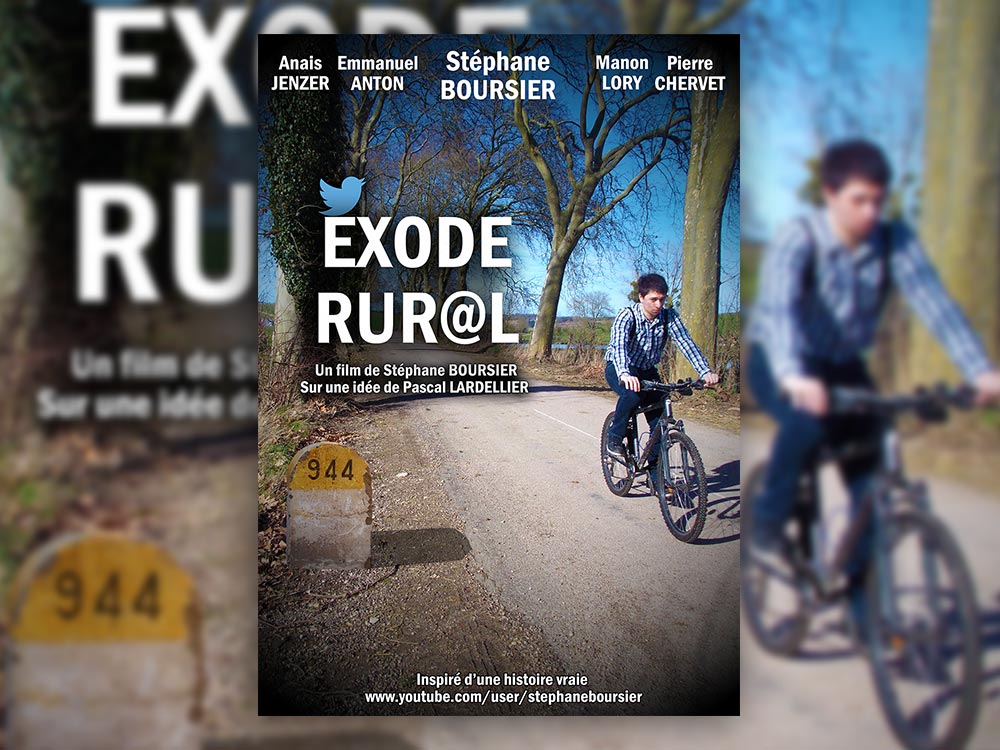 Affiche et jaquette de DVD pour le court-métrage Exode Rural