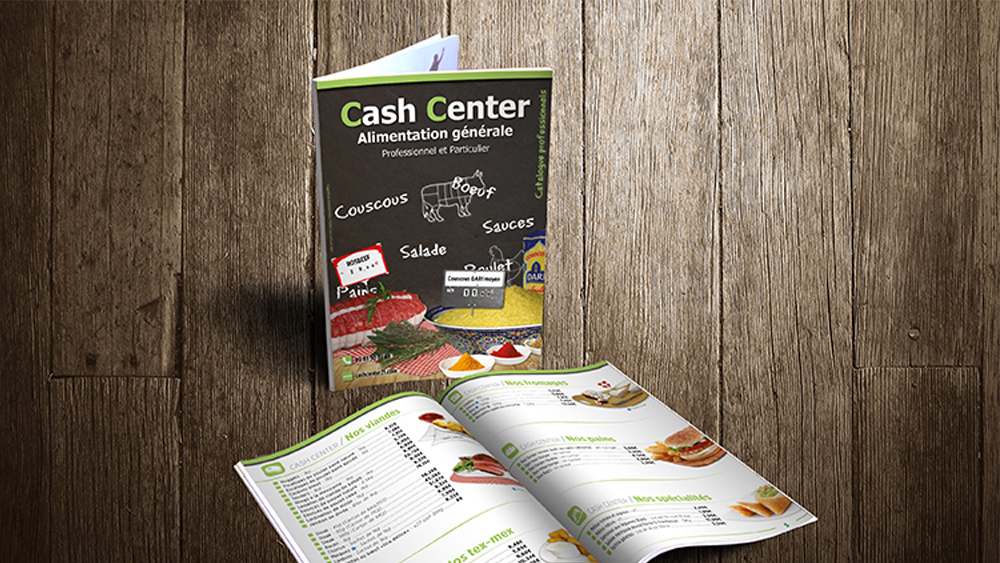 Catalogues pour le grossiste alimentaire Cash Center