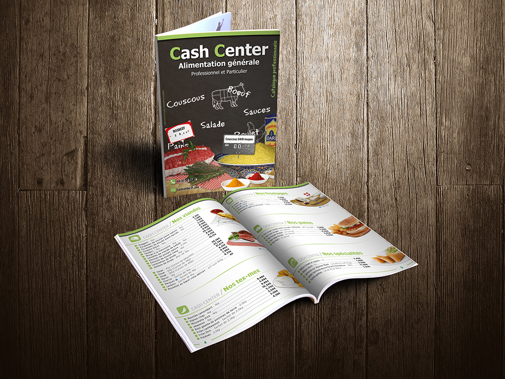 Catalogues pour le grossiste alimentaire Cash Center